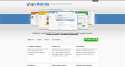 Desktop Screenshot of getsiteadmin.com