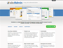 Tablet Screenshot of getsiteadmin.com
